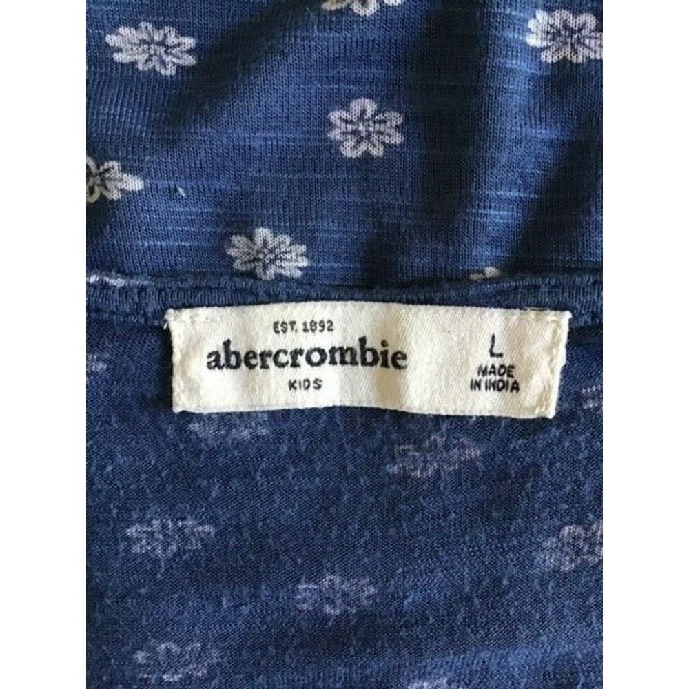 Abercrombie Girls Top sz L Crop Floral Boho fit - Picture 6 of 8